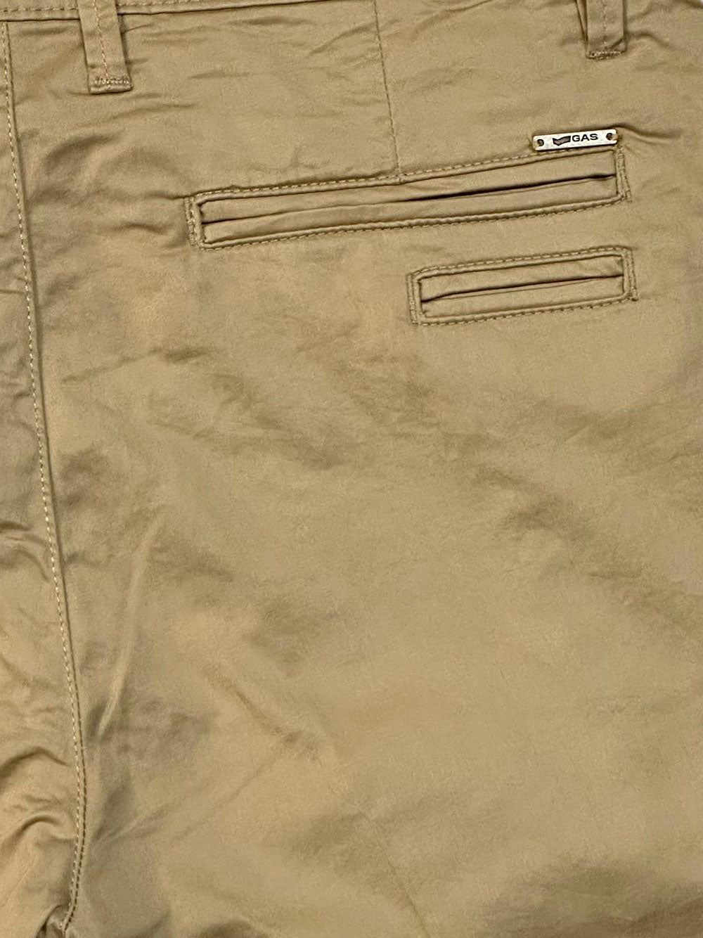 Bermuda Gas Chino da Uomo - Beige