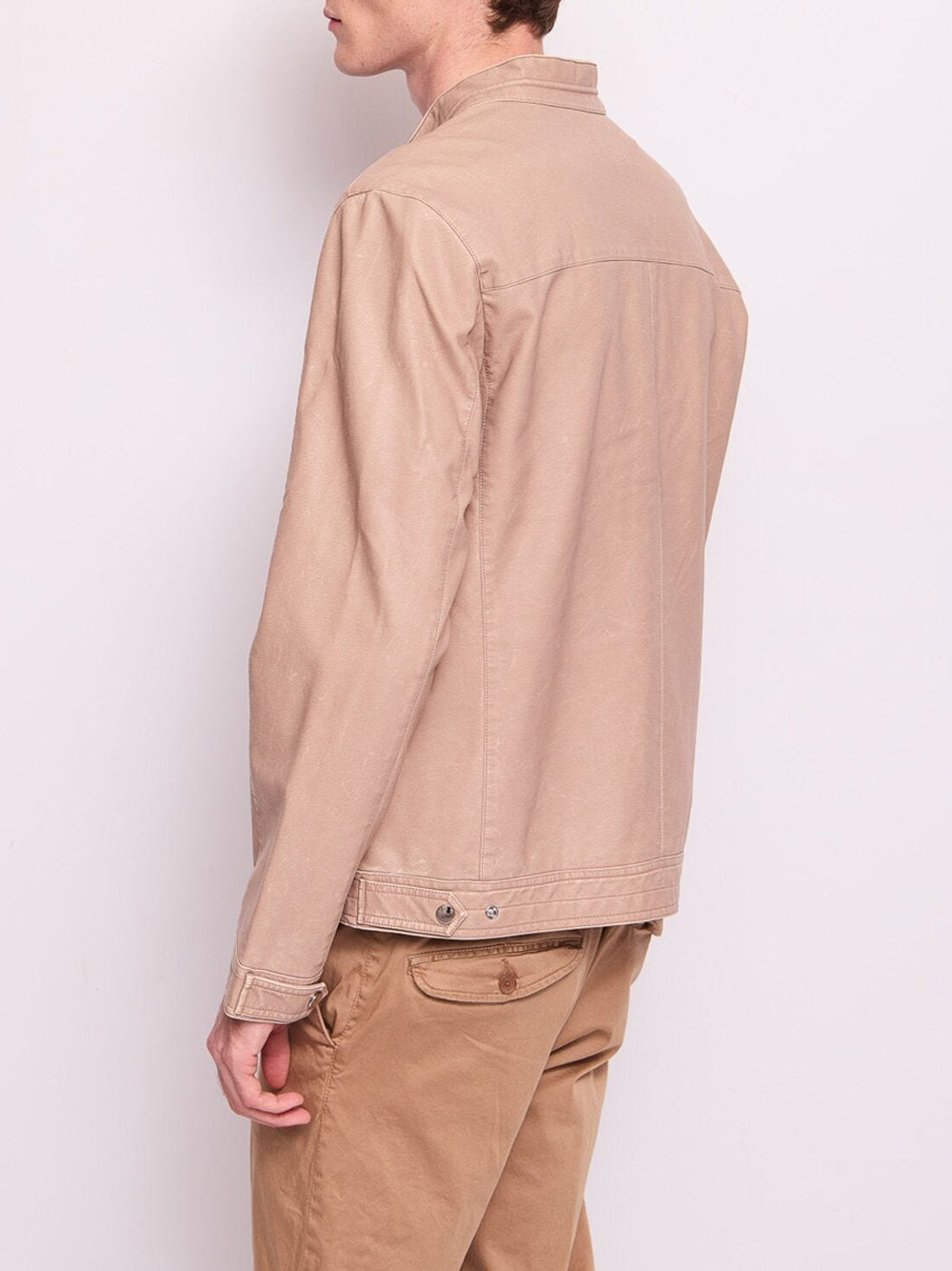 Gaudì Giubbino di Pelle Gaudi da Uomo - Beige