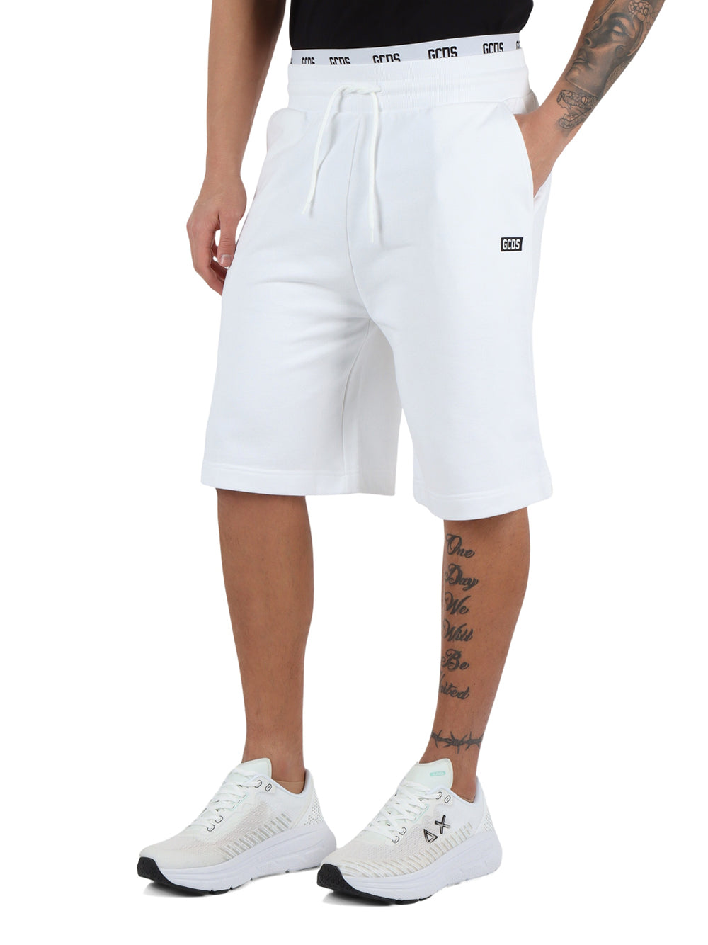 Bermuda Casual Gcds Unisex - Bianco