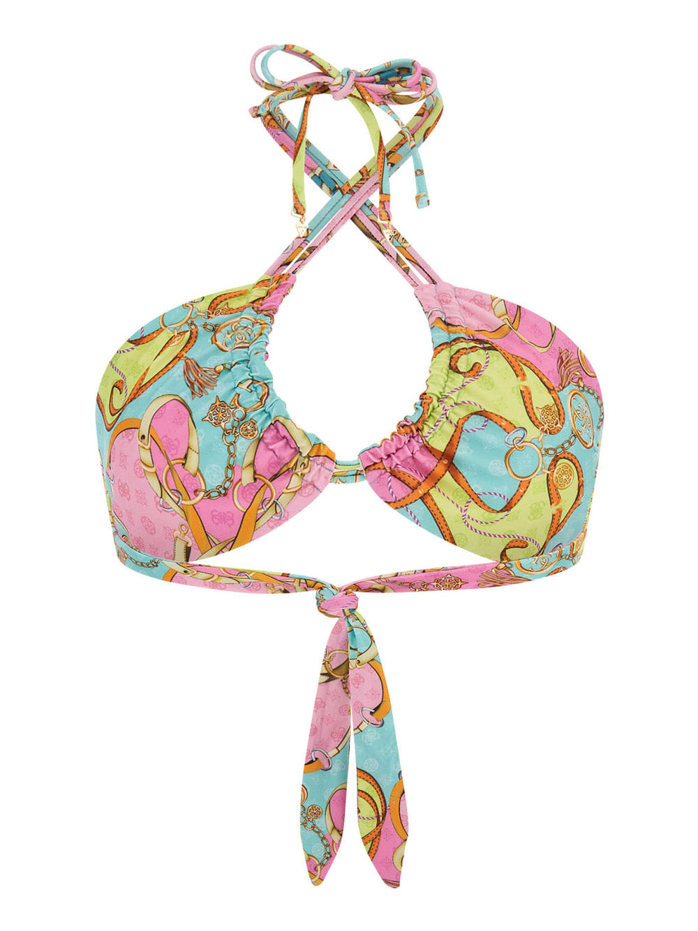 Bikini Pezzo Sopra Guess Crossover da Donna - Multicolore