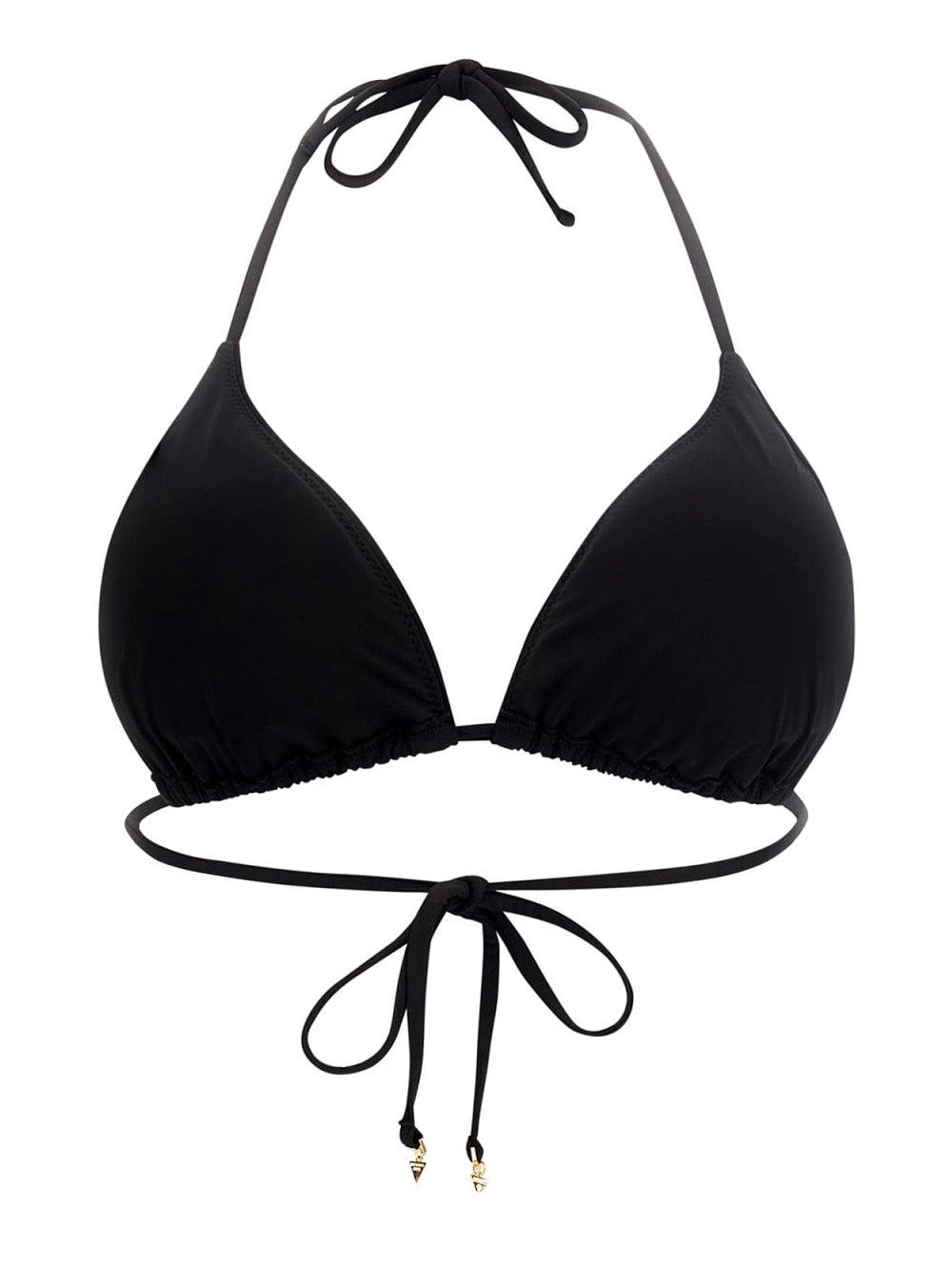 Bikini Pezzo Sopra Guess Pearls Triangle da Donna - Nero