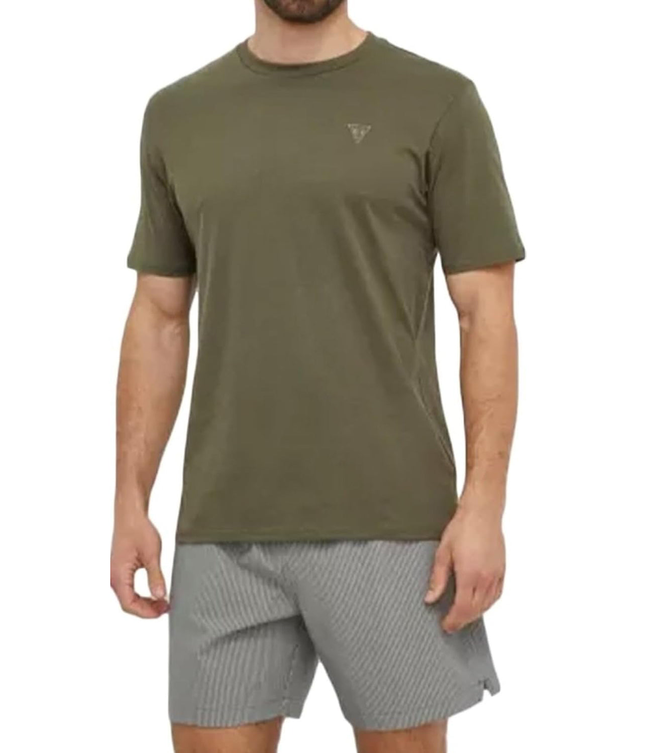 Guess T-shirt Uomo Mod. F3GI00 K8HM0 G8F6 Verde