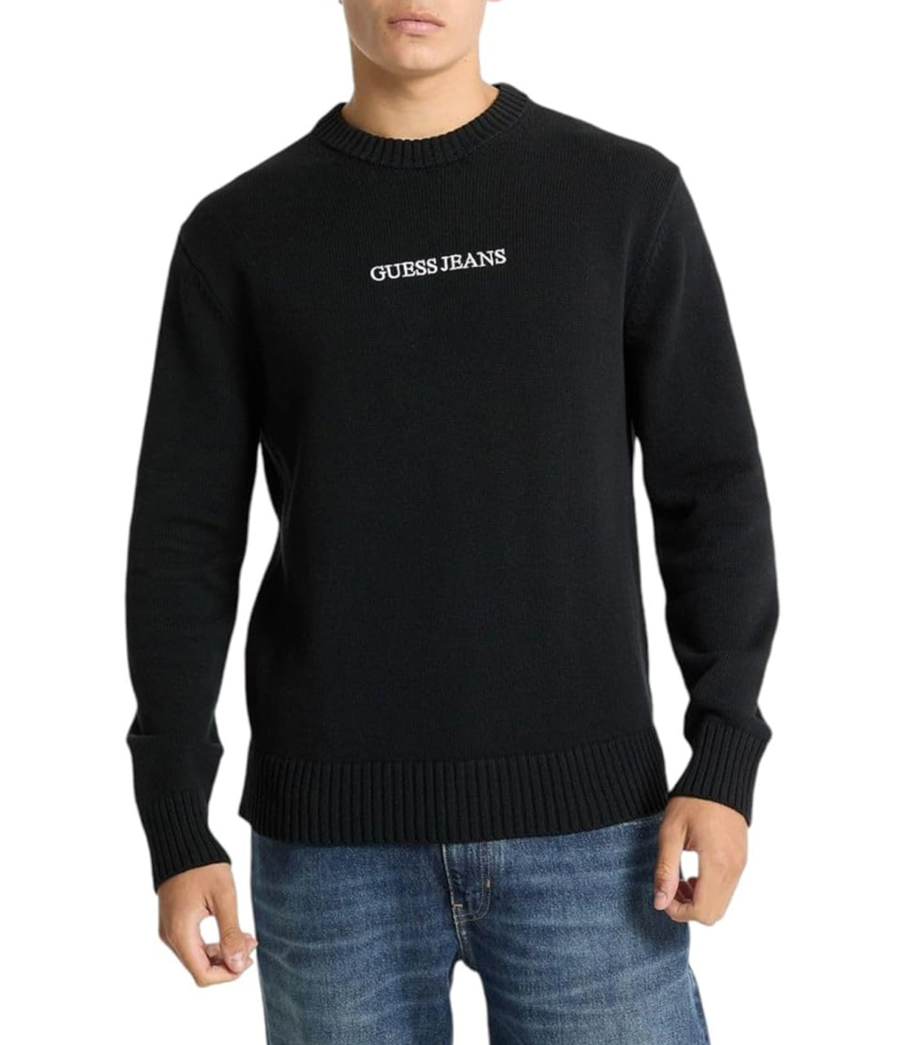 GUESS JEANS Maglia Uomo Mod. M4BR31 Z3HM1 JBLK Nero