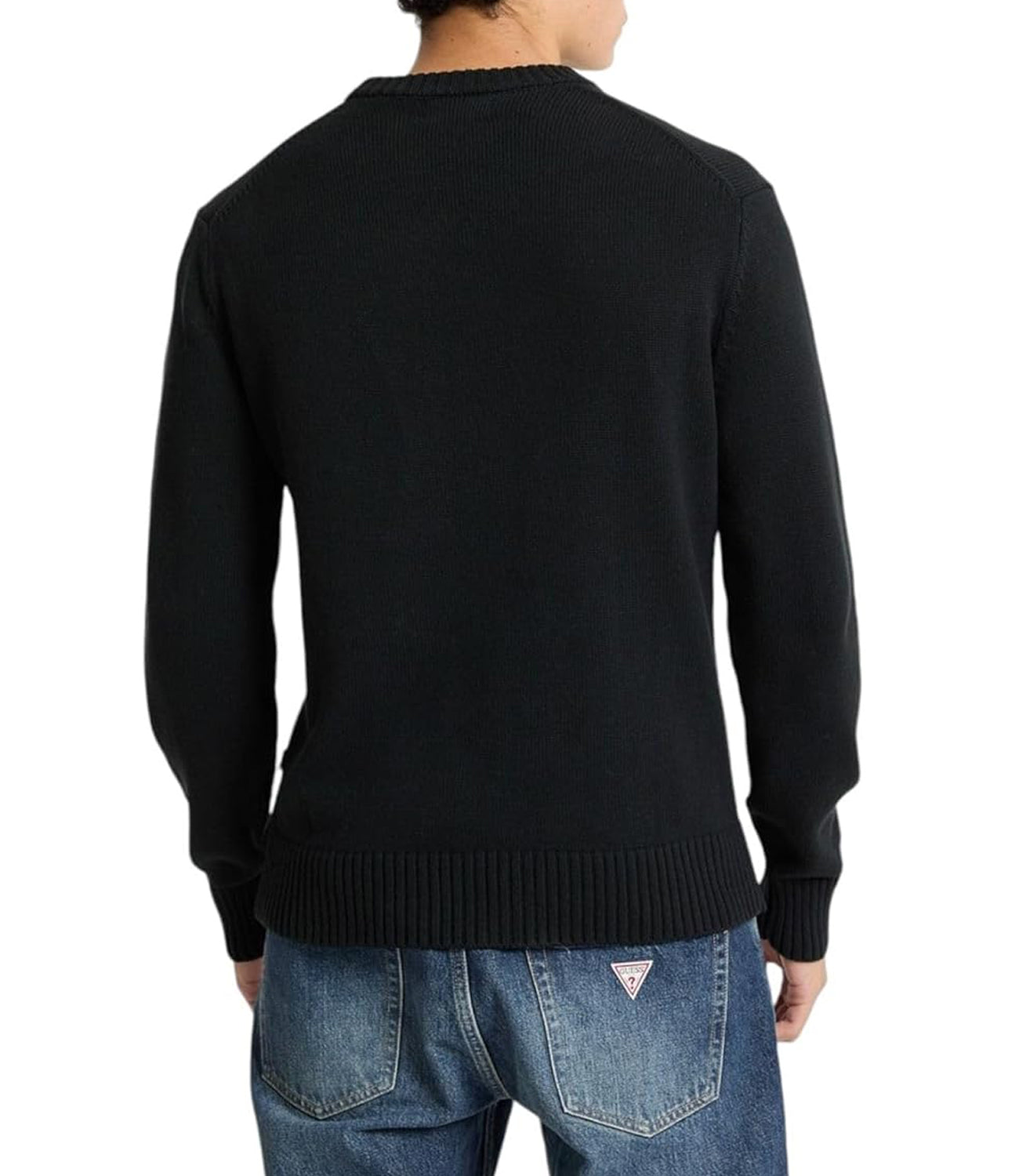 GUESS JEANS Maglia Uomo Mod. M4BR31 Z3HM1 JBLK Nero