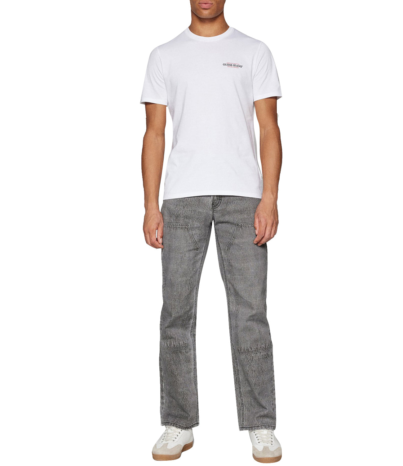 GUESS JEANS T-shirt Uomo Mod. M4YI55 K8HM0 G011 Bianco