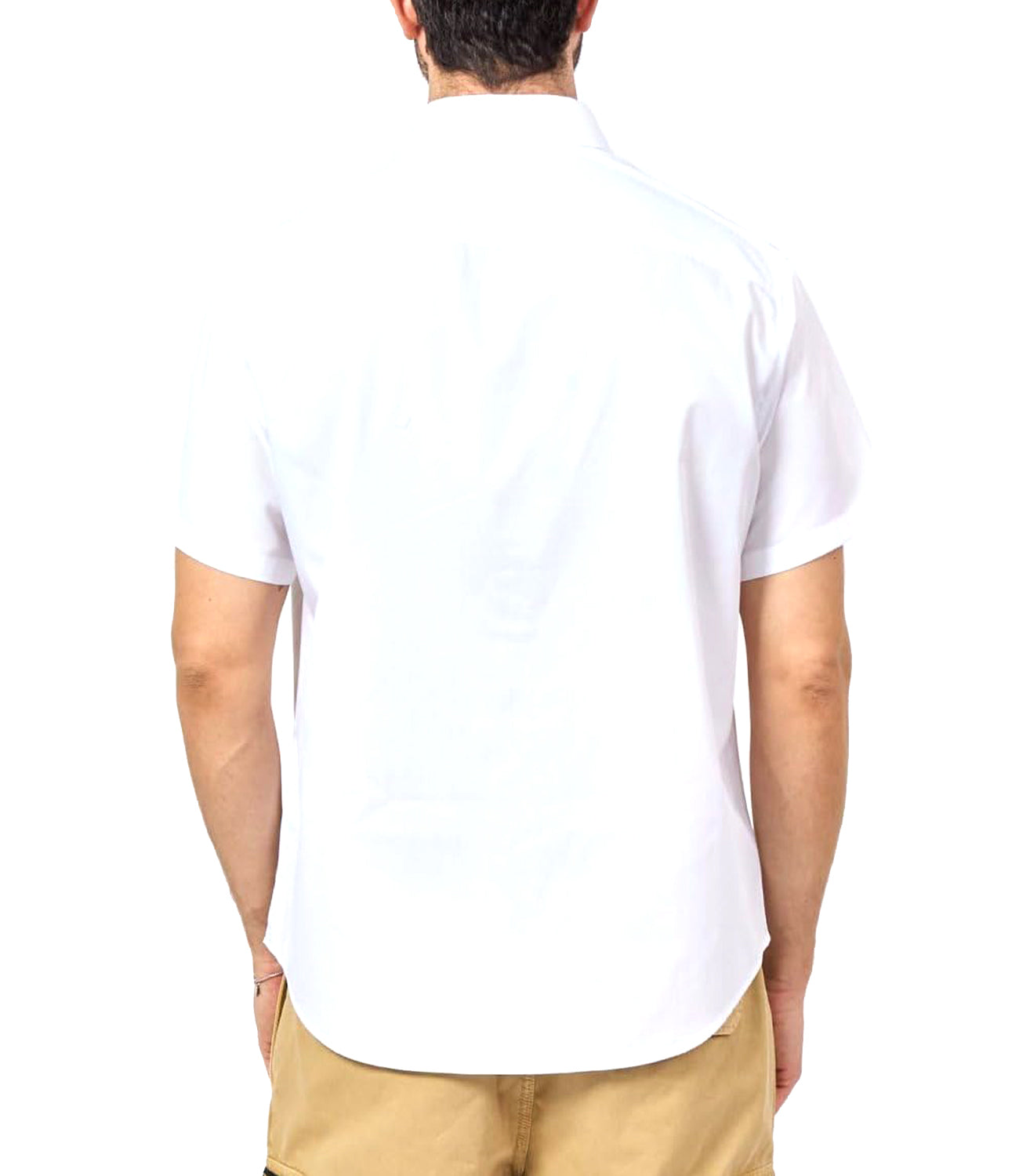 GUESS JEANS Camicia m/c Uomo Mod. M5GH16 WH7P1 G011 Bianco