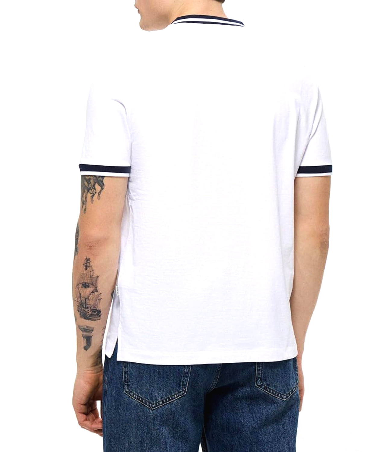 GUESS JEANS T-shirt Uomo Mod. M5GP49 KCTV1 G011 Bianco