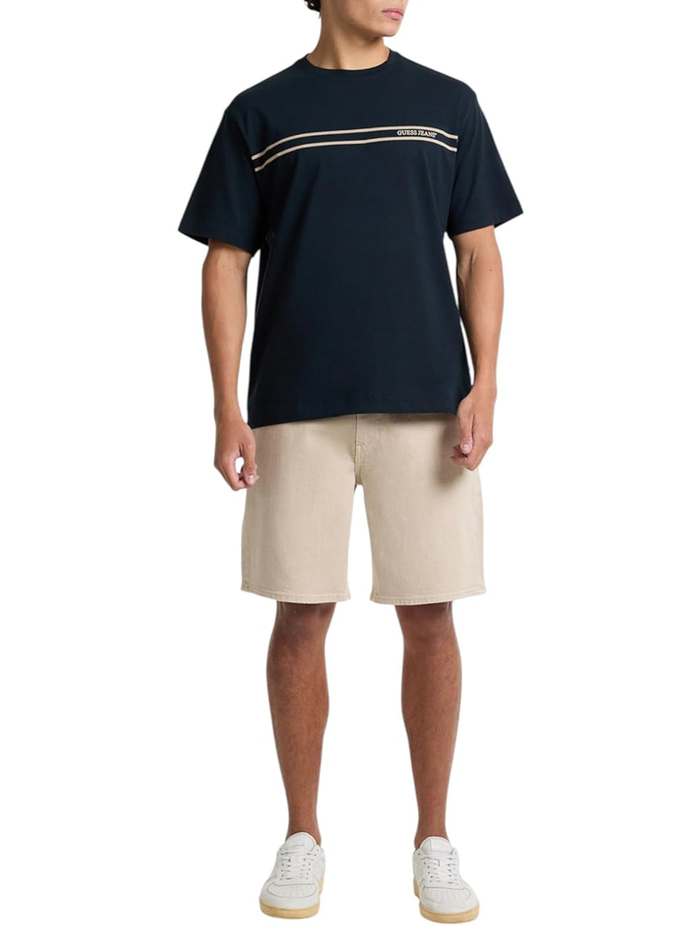 GUESS JEANS T-shirt Uomo Mod. M5RI78 KCPQ1 A71W Blu