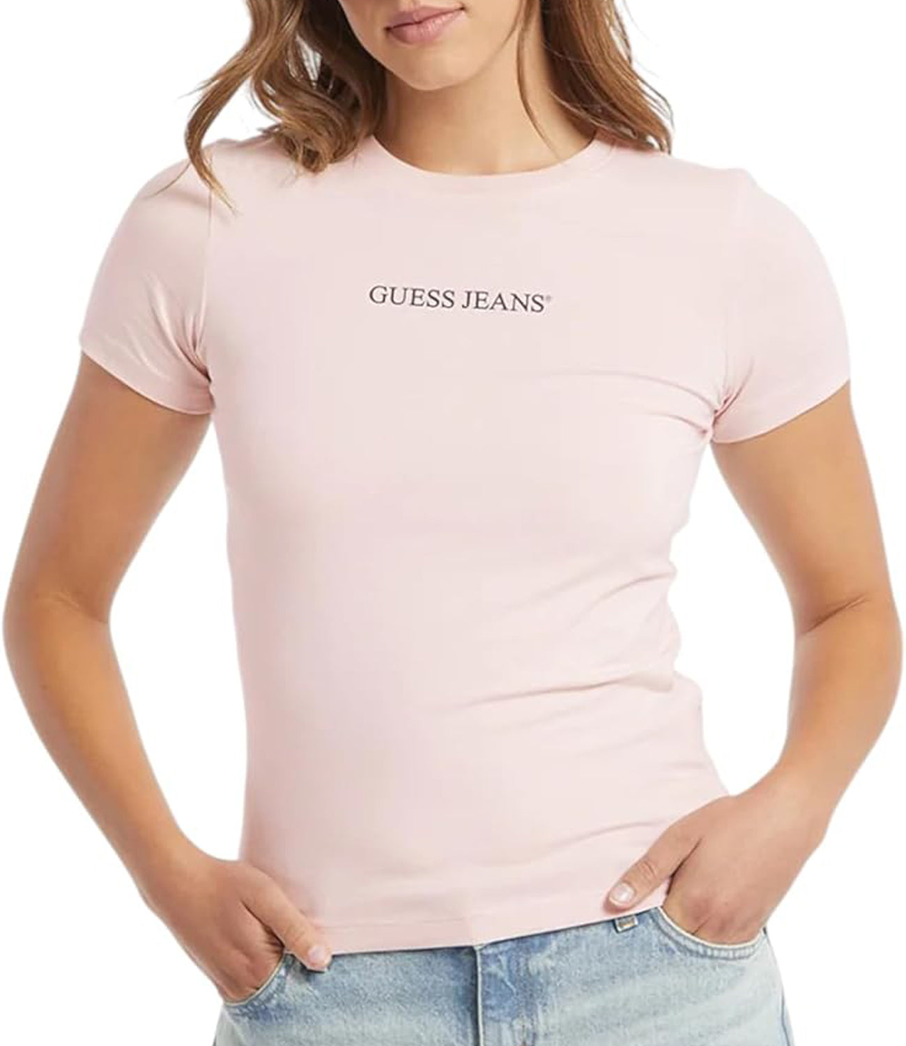 GUESS JEANS T-shirt Donna Mod. W4YI01 J1314 A61U Rosa