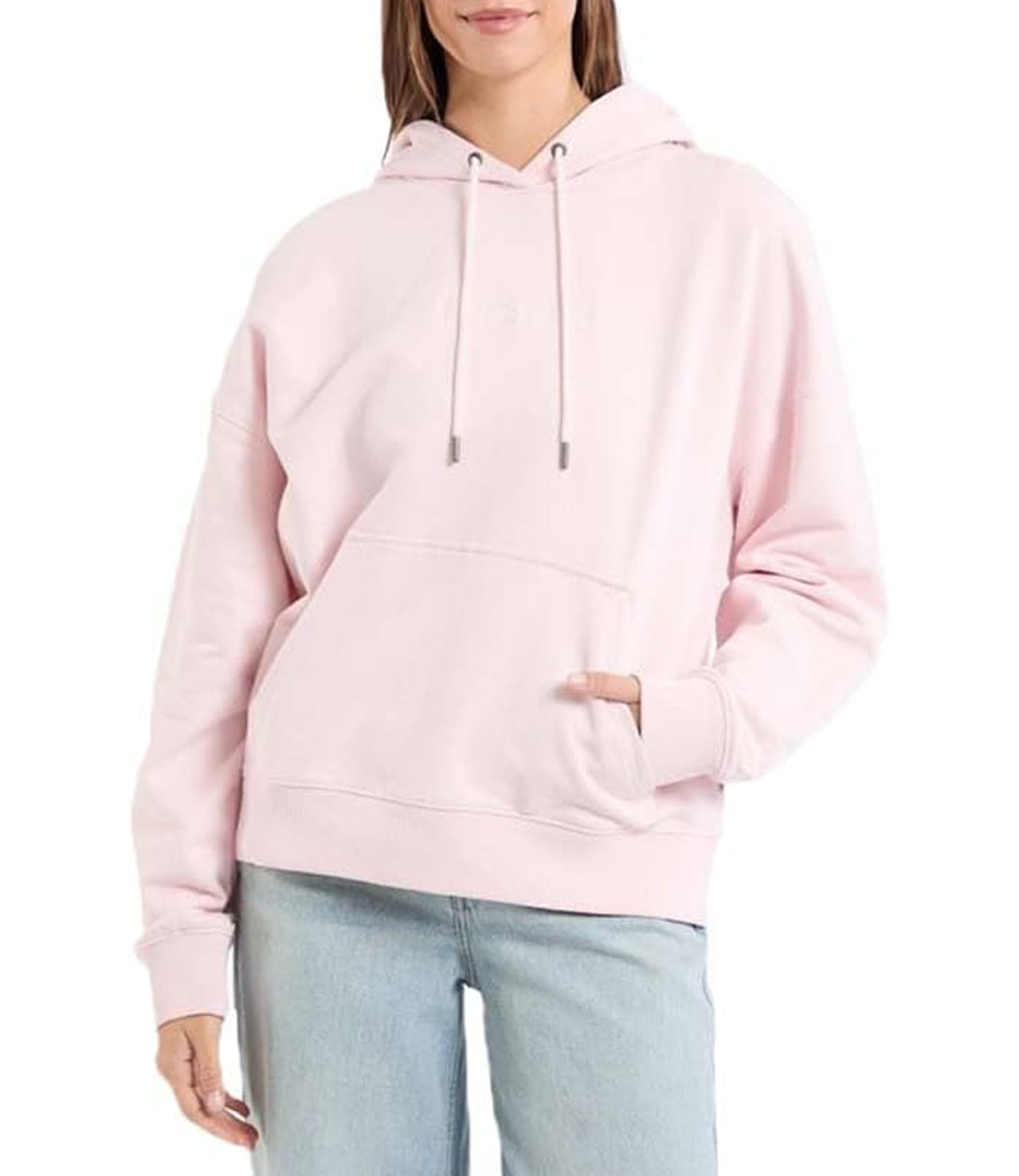 GUESS JEANS Felpa cappuccio Donna Mod. W5RQ27 K6814 A61U Rosa