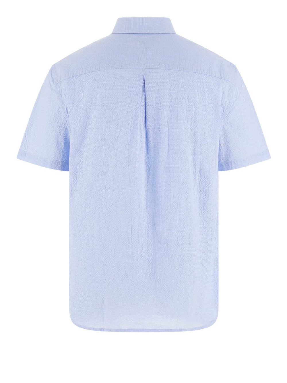 Camicia Casual Guess Seersucker da Uomo - Celeste