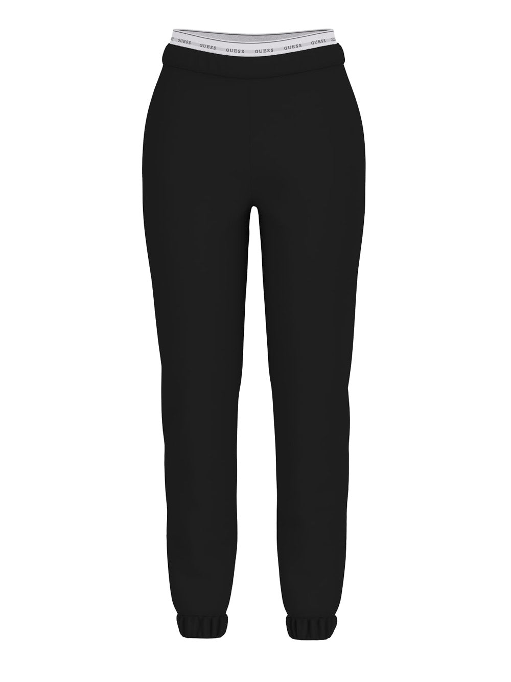 Pantalone Tuta Guess Sofia Cuffed da Donna - Nero
