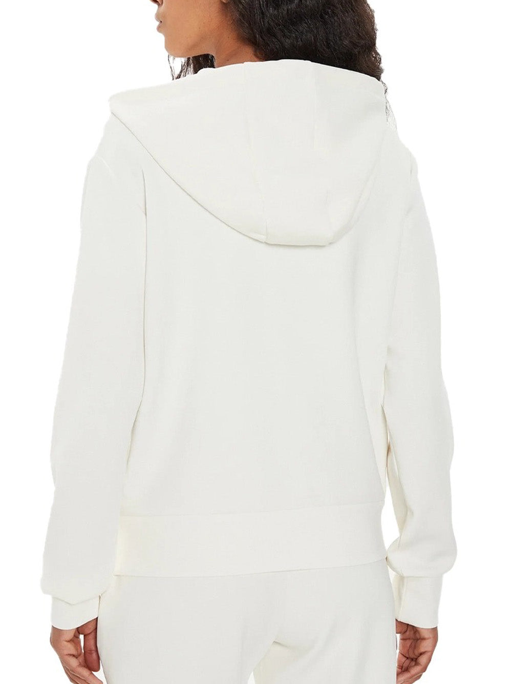 Felpa Zip Guess Olympe da Donna - Avorio