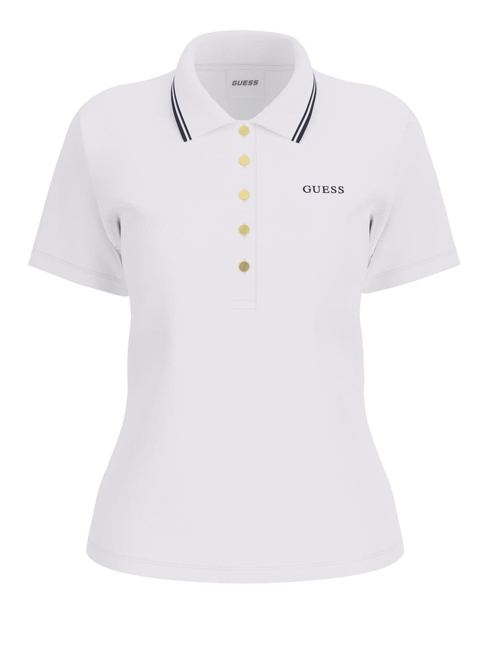 Polo Guess Amaryllis Regular da Donna - Bianco
