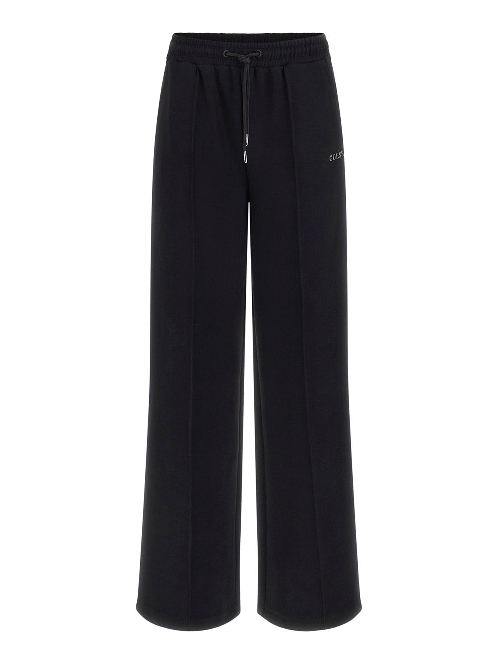 Pantalone Tuta Guess Gelsey Straight da Donna - Nero