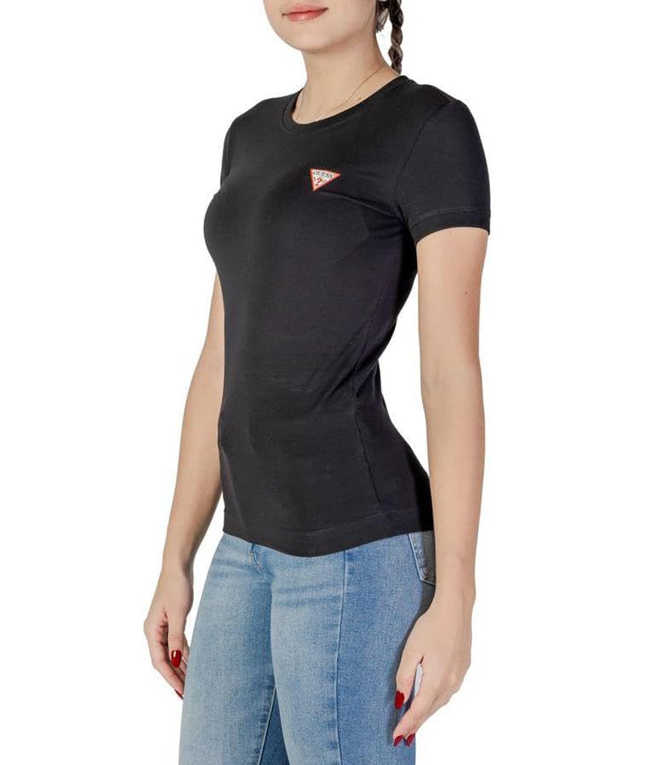 Guess T-shirt Donna Mod. W2YI44 J1314 JBLK Nero