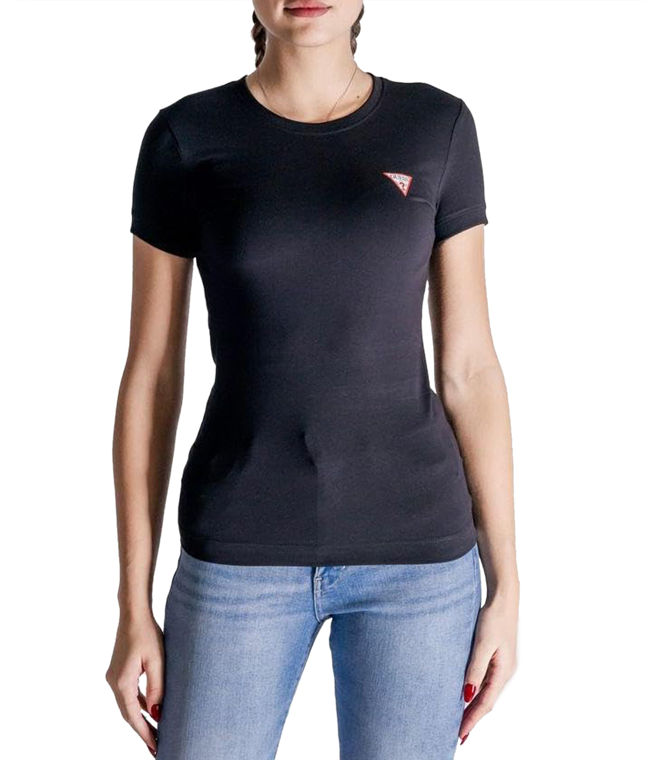 Guess T-shirt Donna Mod. W2YI44 J1314 JBLK Nero