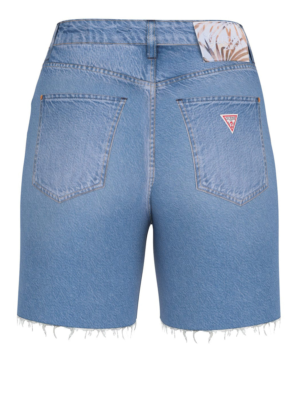 Shorts Jeans Guess 80S Pedal da Donna - Denim