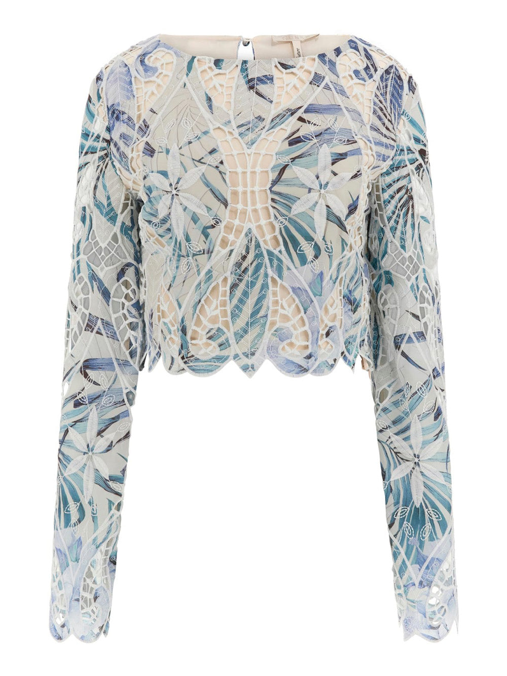 Top Guess Anastasia Lace da Donna - Floreale Multicolore