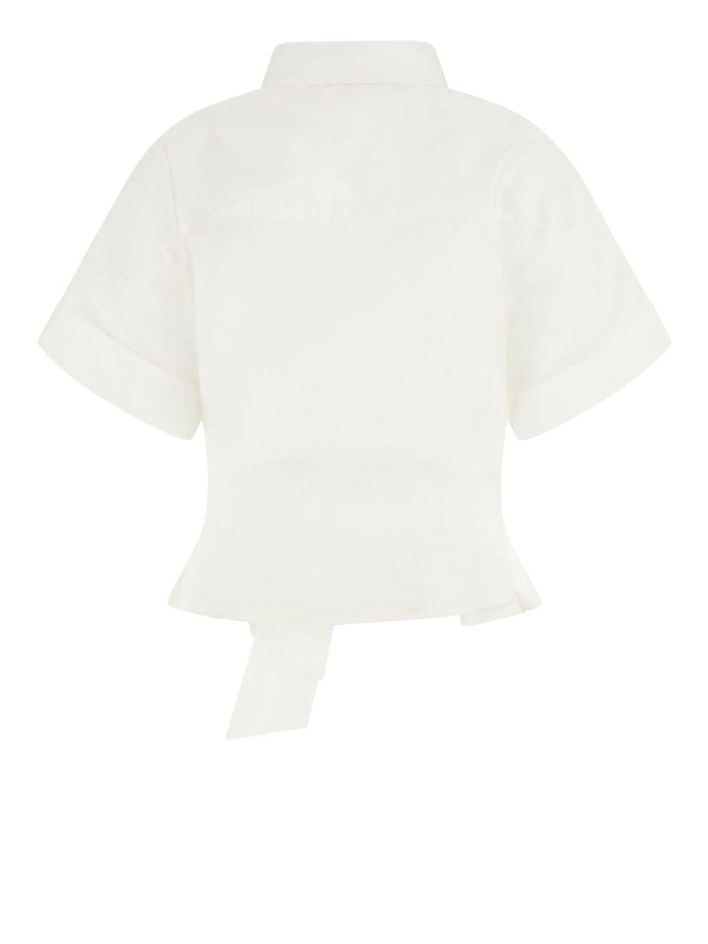 Camicia Guess Julie Tie Front da Donna - Bianco