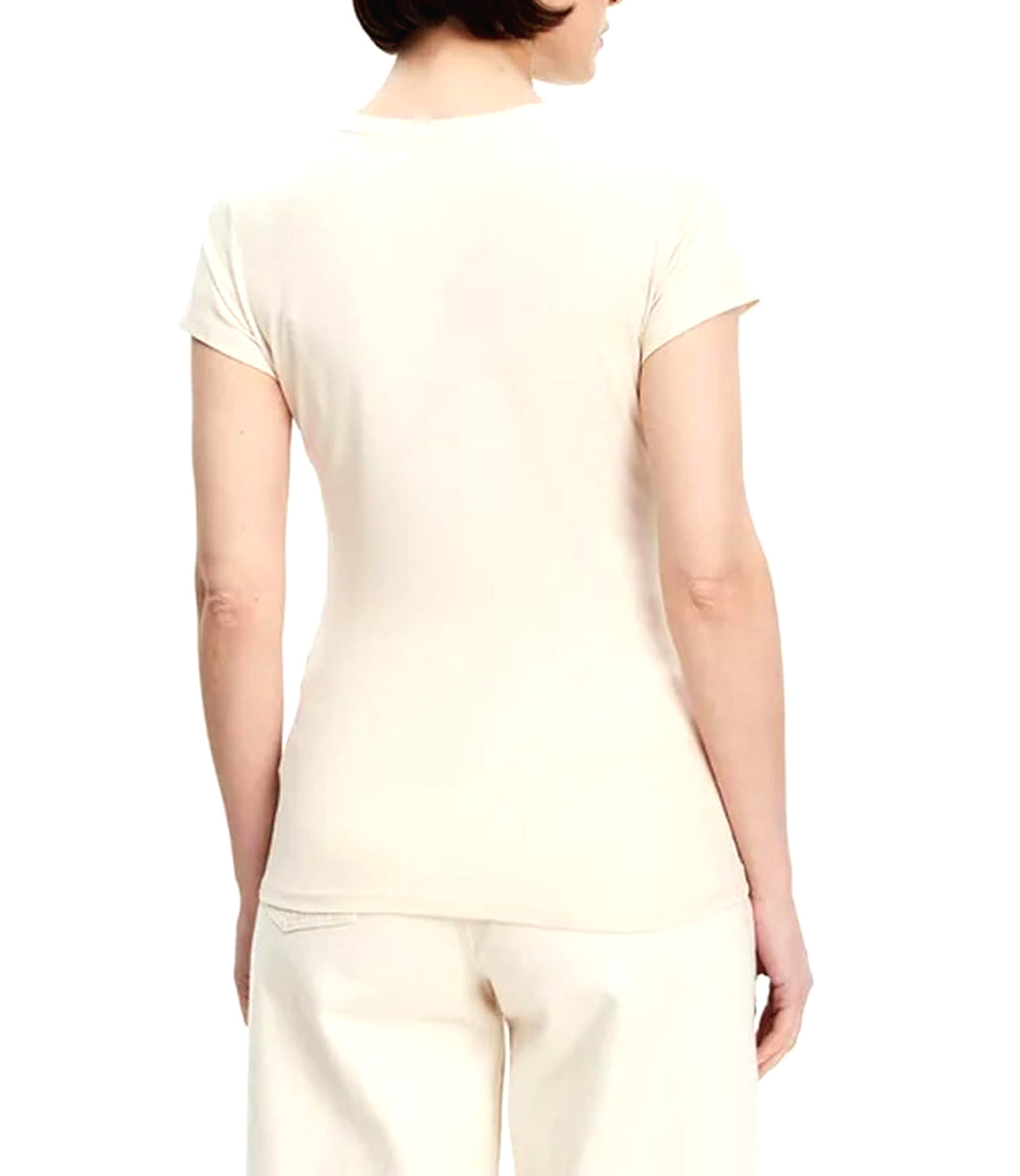 Guess T-shirt Donna Mod. W5GI47 KA01Q1 A60P Panna Avorio