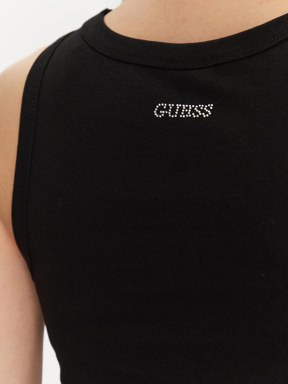 Canotta Guess Alexia Sequins da Donna - Nero