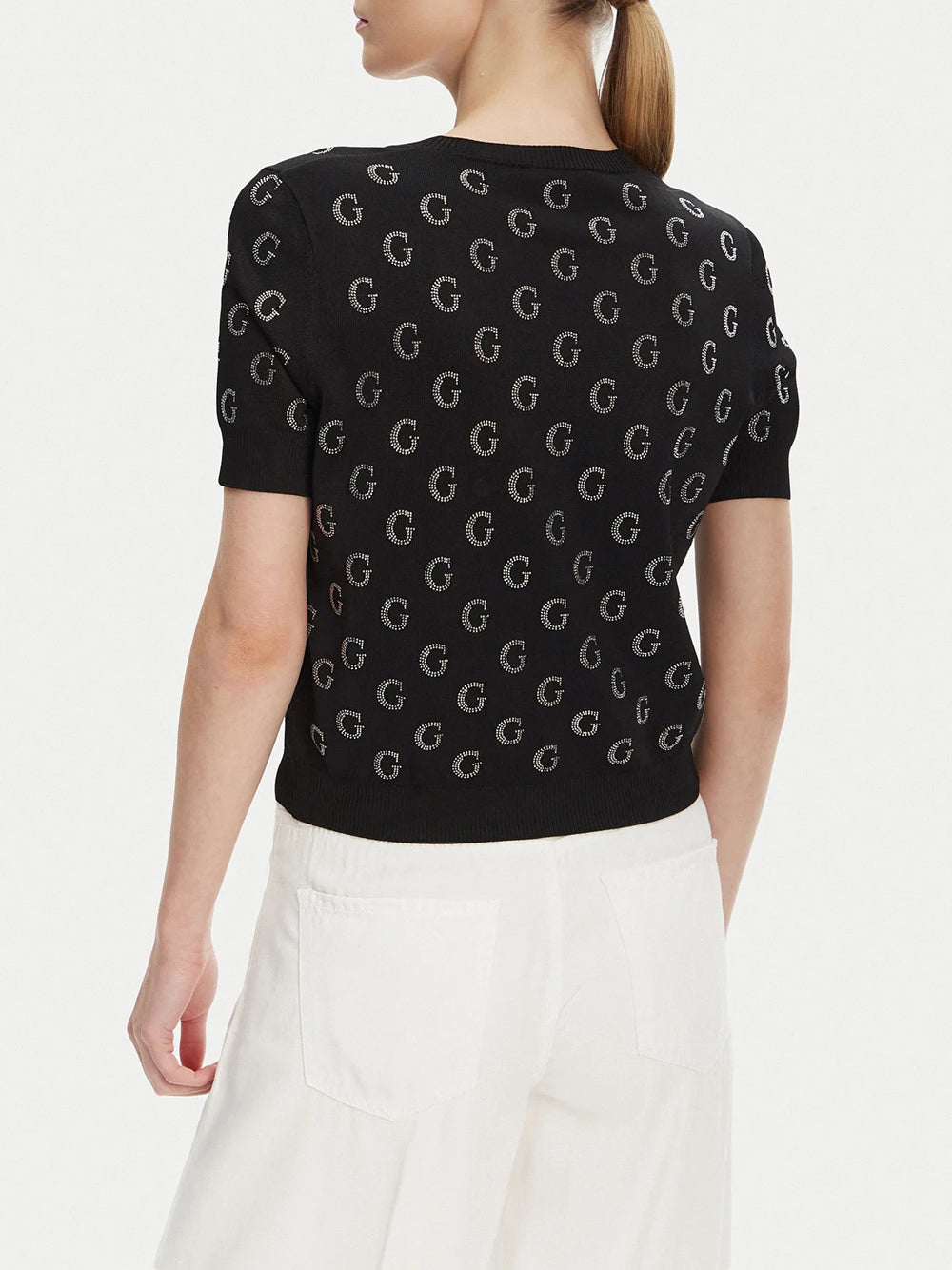 Maglia Guess Jasmine da Donna - Nero