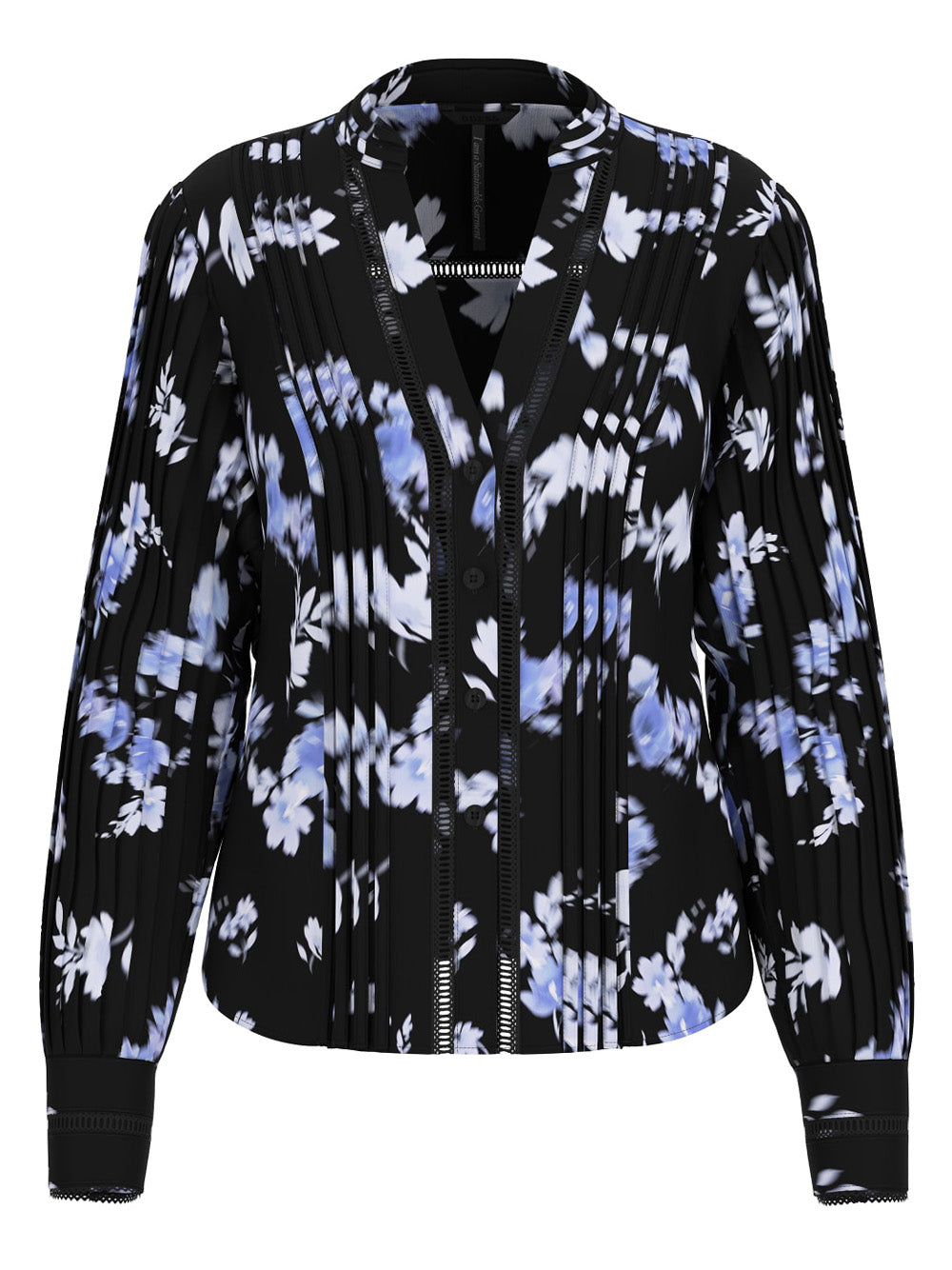 Blusa Guess New Josette da Donna - Nero