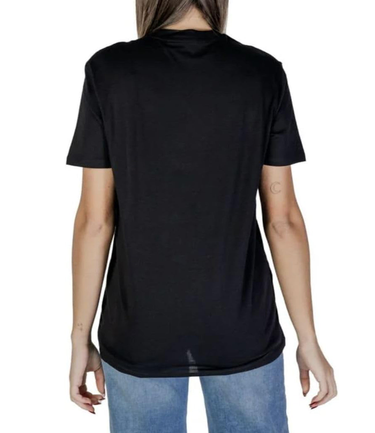 Guess T-shirt Donna Mod. W5RI30 K9RM1 JBLK Nero