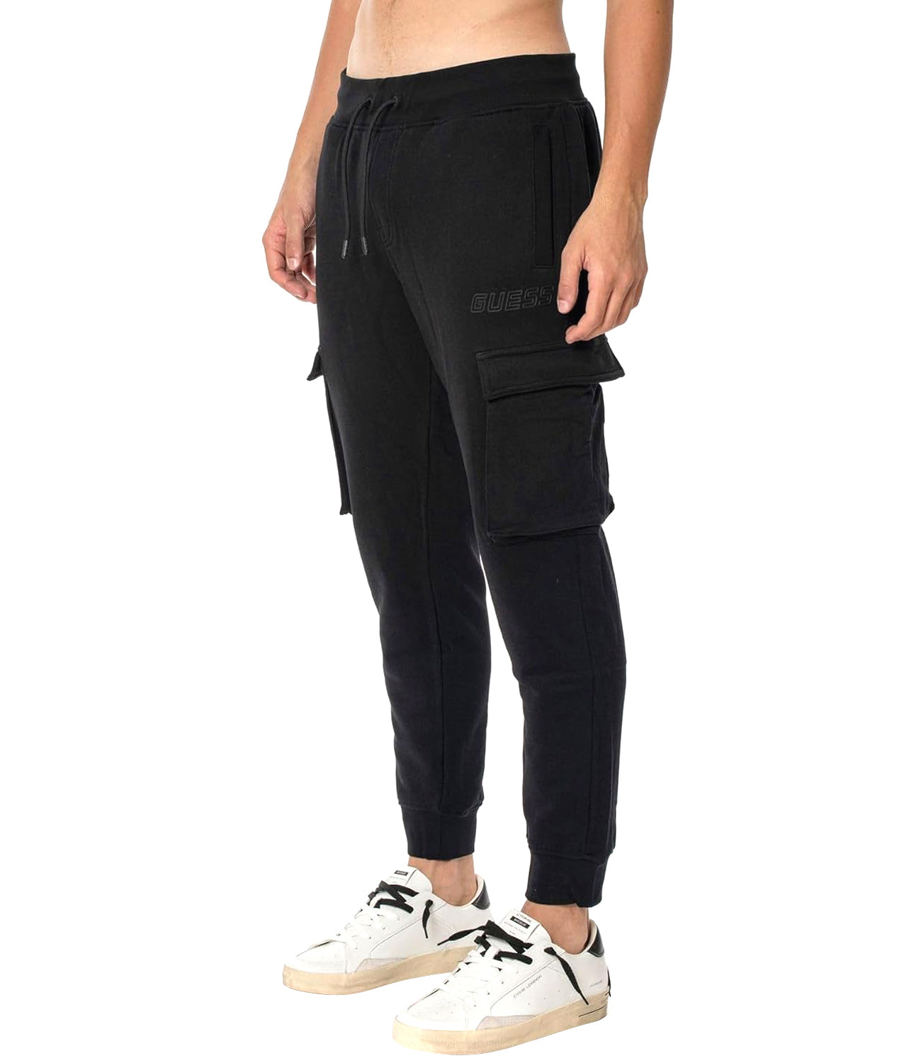 Guess Pantalone joggers Uomo Mod. Z4YB08 KAIJ1 JBLK Black Nero