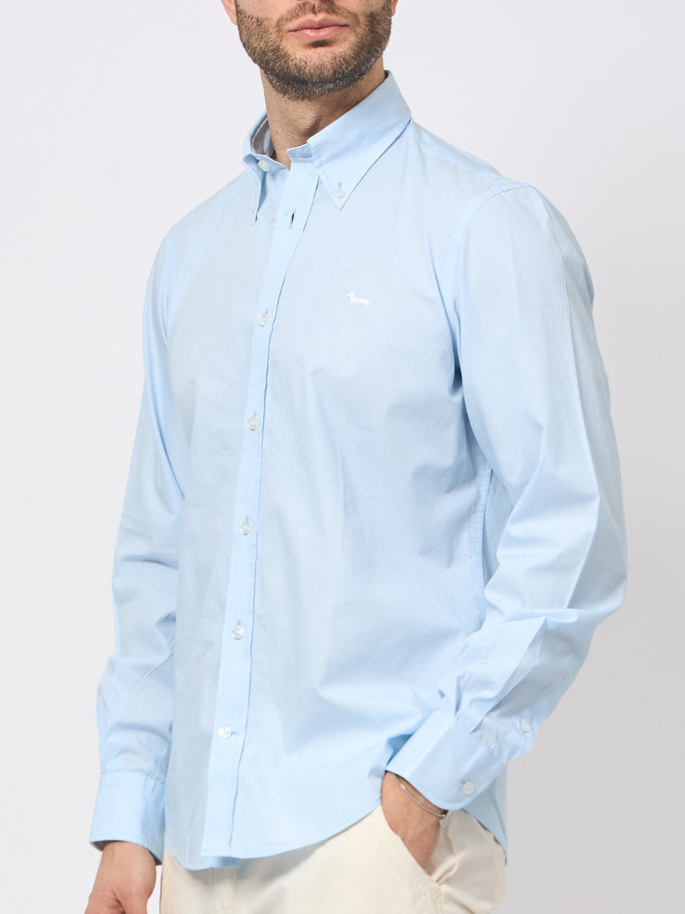 Camicia Classica Harmont & Blaine da Uomo - Celeste