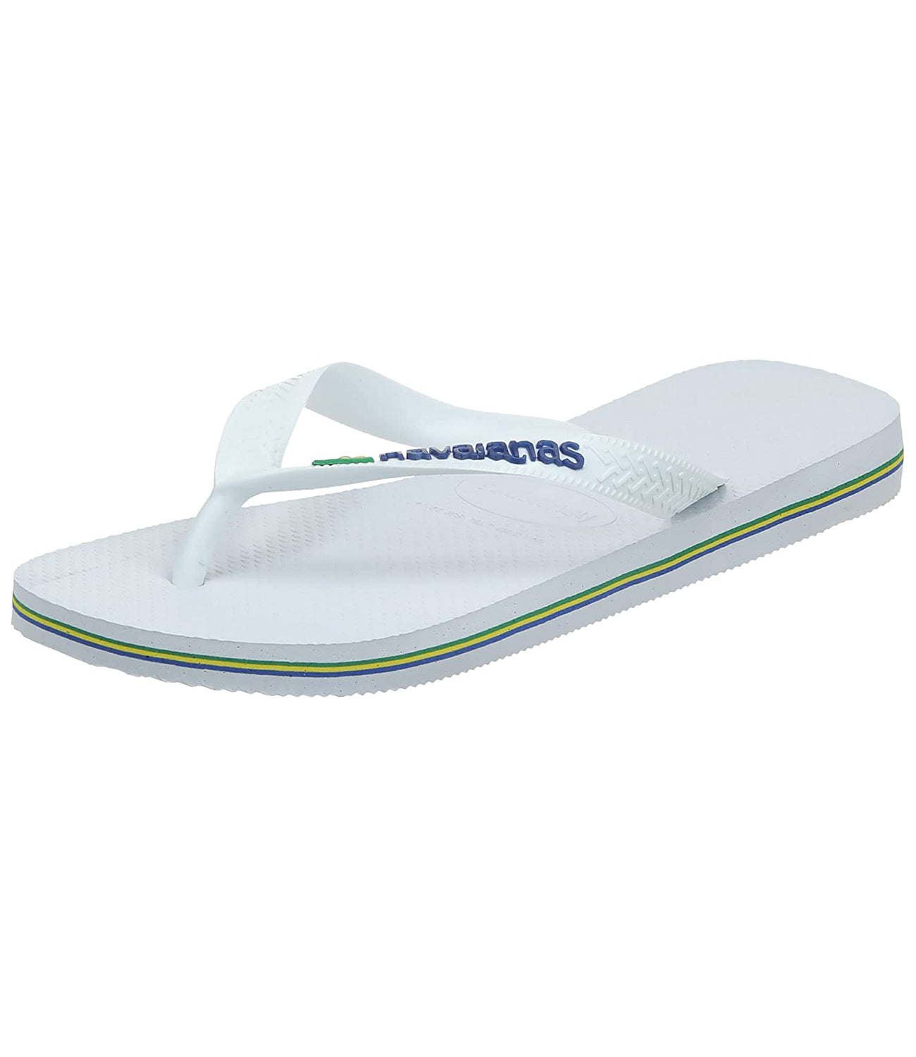 Havaianas Infradito UNISEX Mod. BRASIL LOGO 4110850 M19 WHITE Bianco