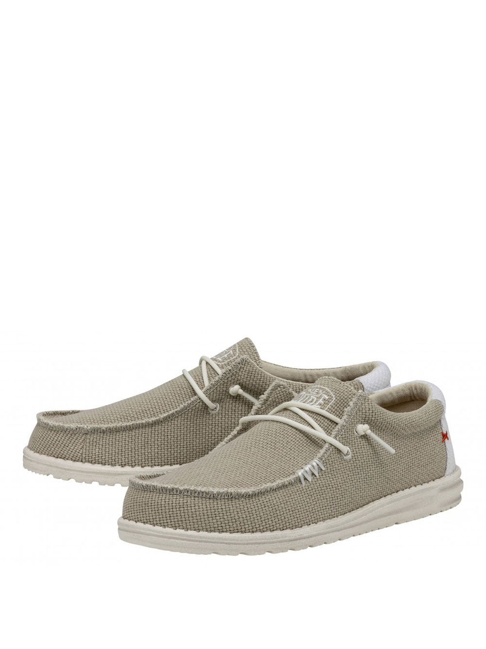 Slip On Hey Dude Wally Braided da Uomo - Avorio