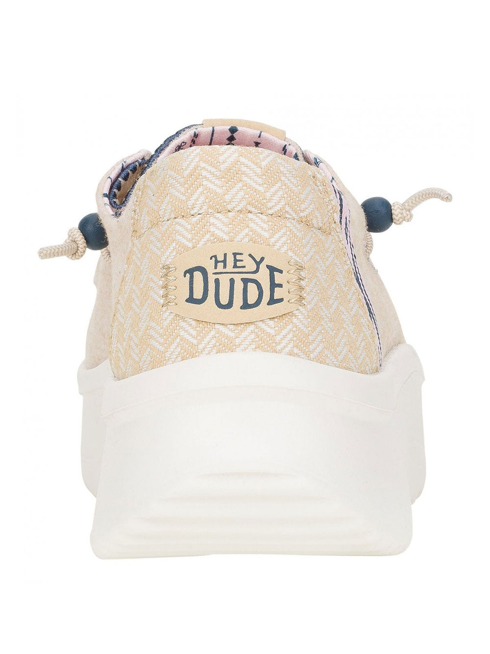 Slip On Hey Dude Wendy Peak Chambray da Donna - Avorio