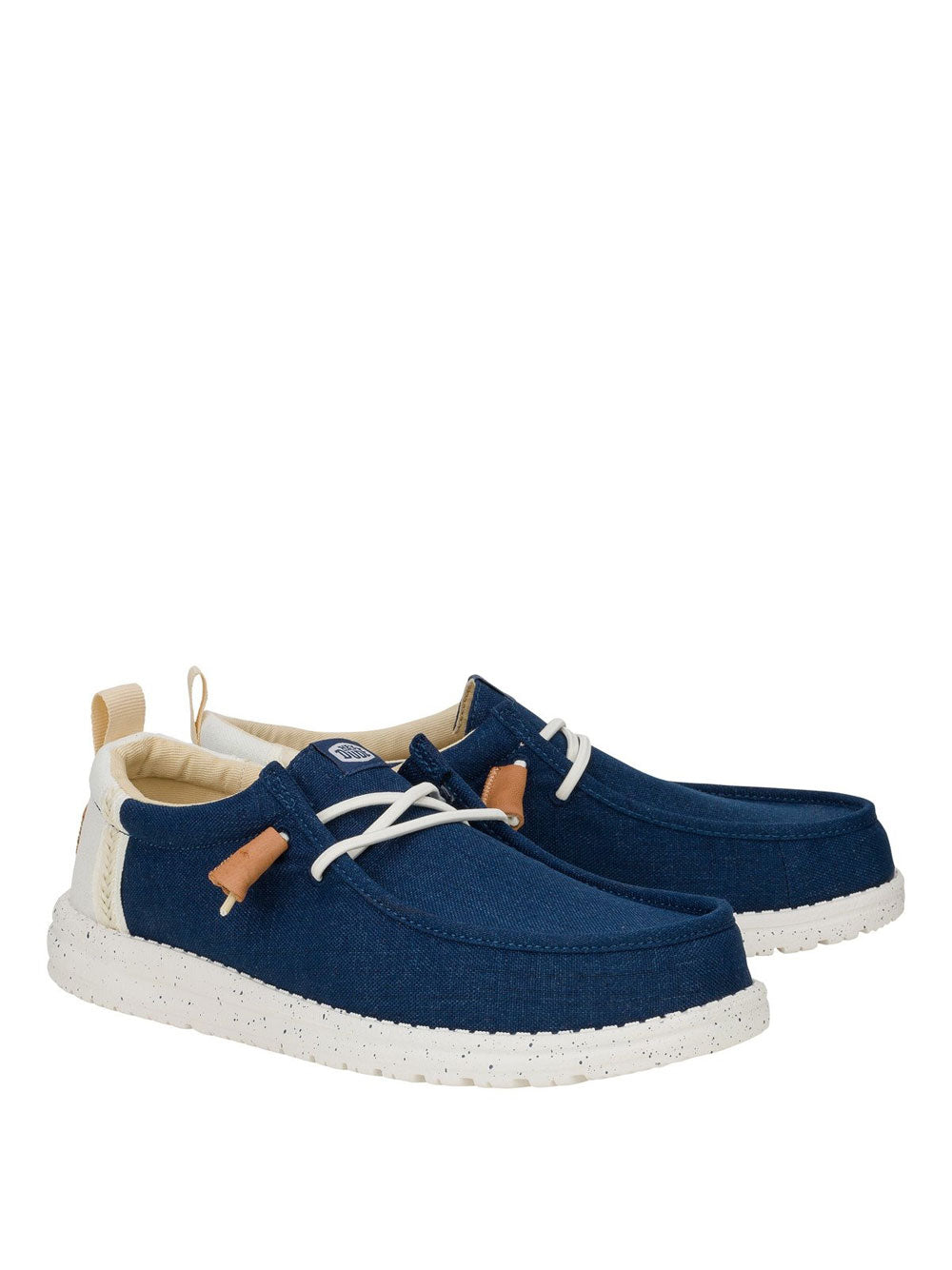 Slip On Hey Dude Wally Summer Linen da Uomo - Blu