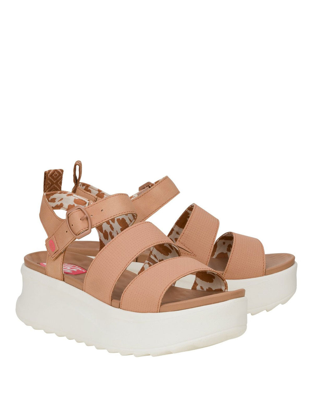Sandalo Basso Hey Dude Delray Buckle Classic da Donna - Beige