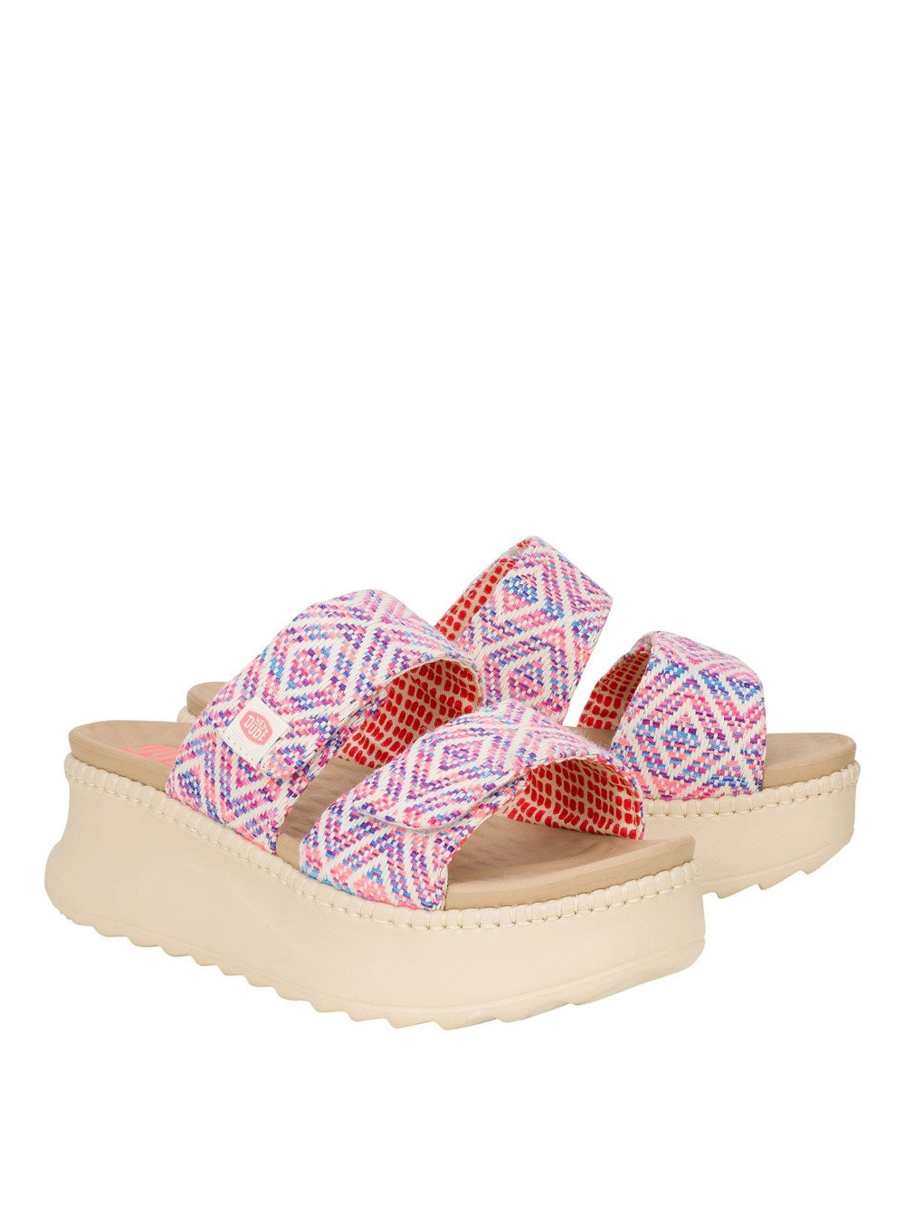 Sandalo Basso Hey Dude Delray Slide Surf Baja da Donna - Multicolore