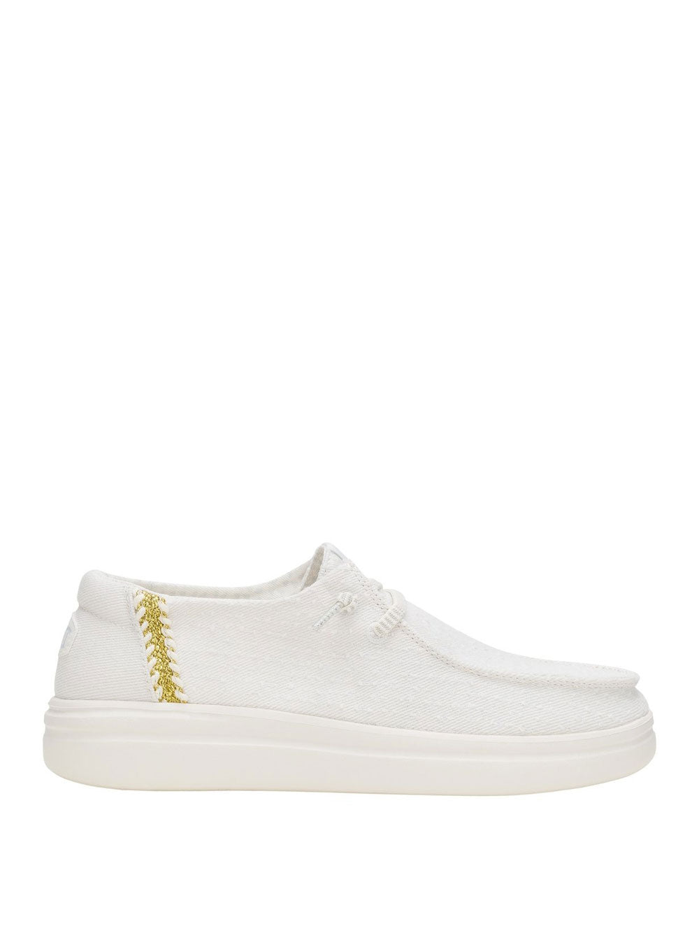 Slip On Hey Dude Wendy Rise Perf Canvas da Donna - Bianco