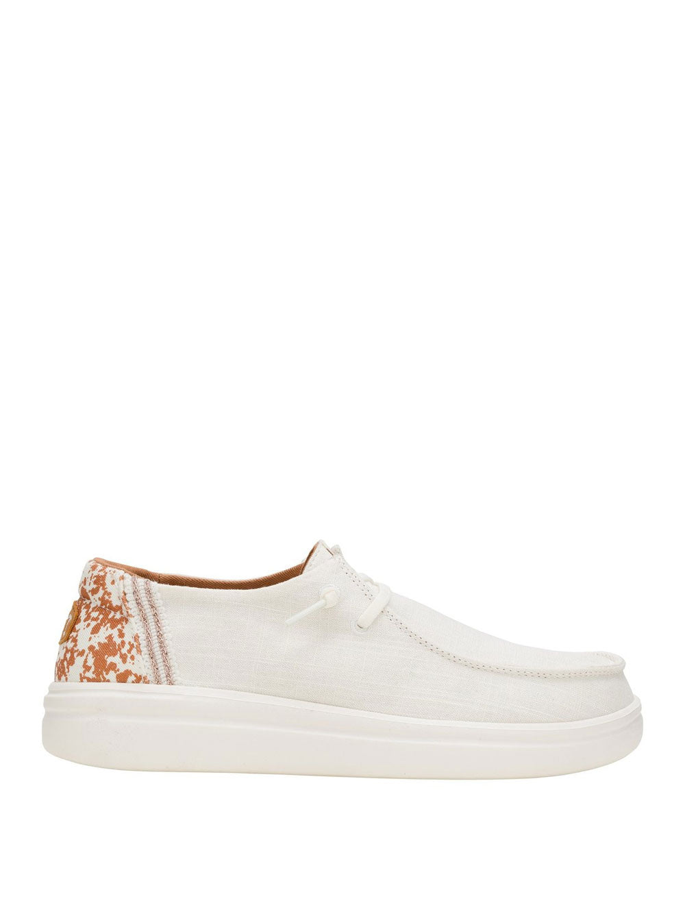 Slip On Hey Dude Wendy Rise Animal da Donna - Bianco