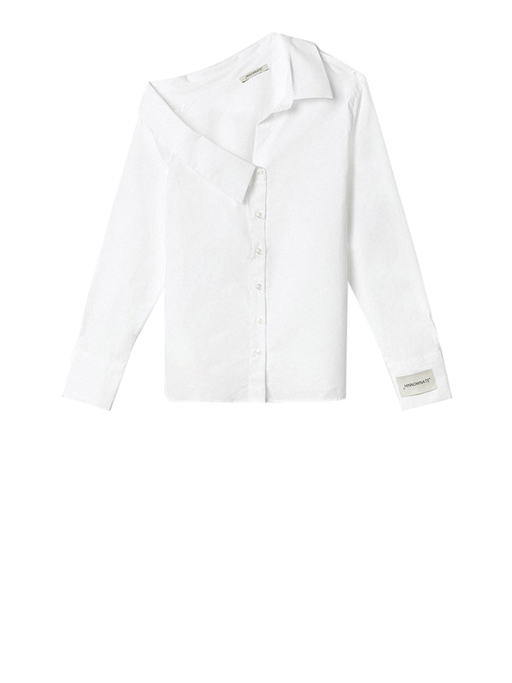 Camicia Hinnominate Collo Asimmetrico da Donna - Bianco