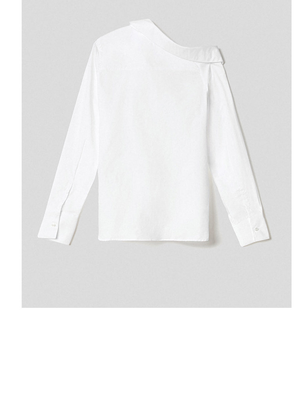 Camicia Hinnominate Collo Asimmetrico da Donna - Bianco