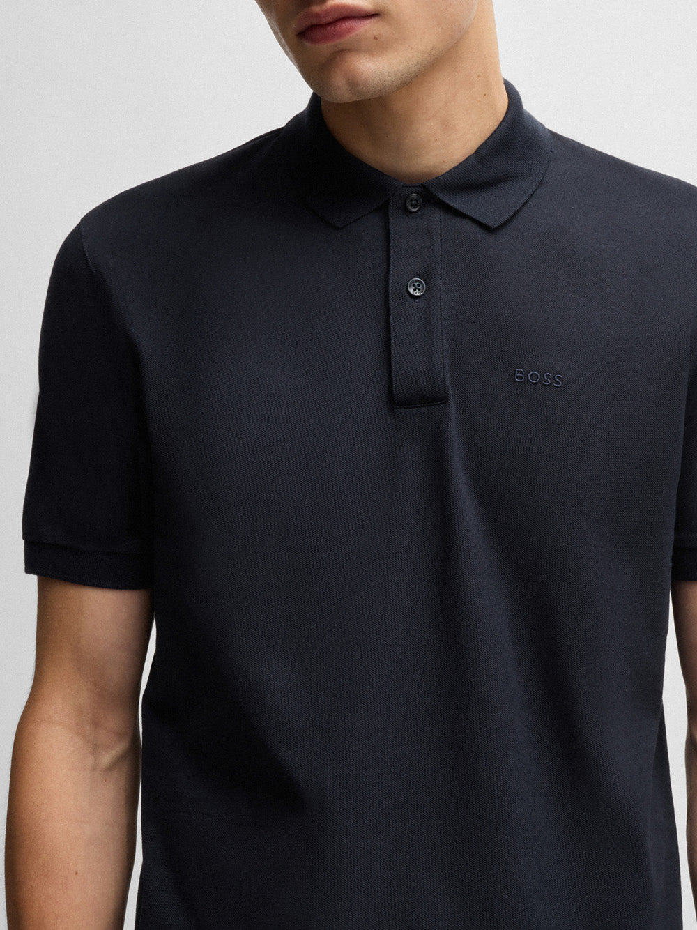 Polo Hugo Boss Pallas da Uomo - Blu