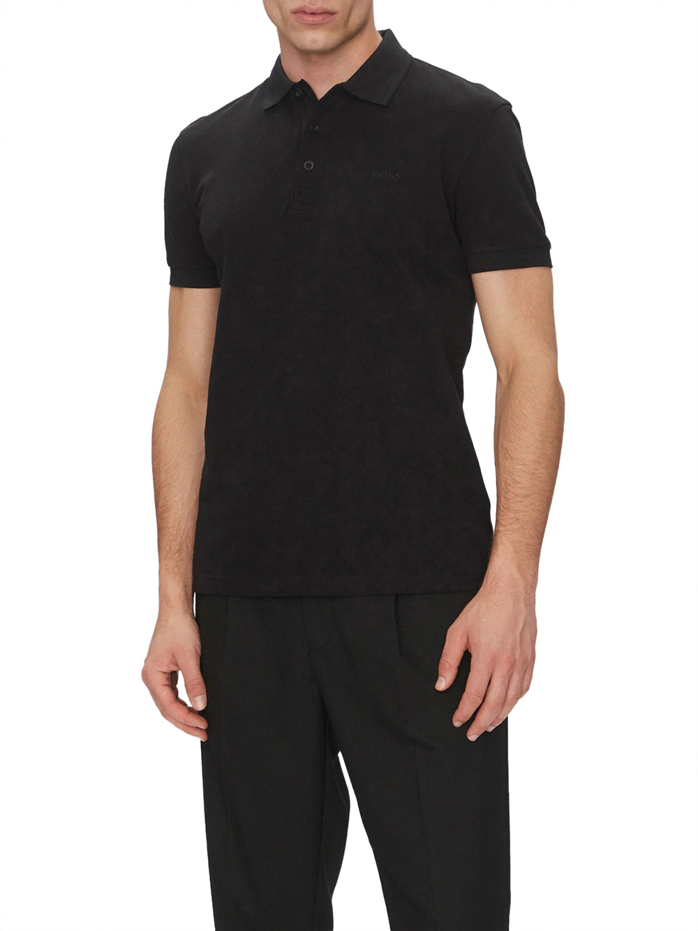 Polo Hugo Boss da Uomo - Nero