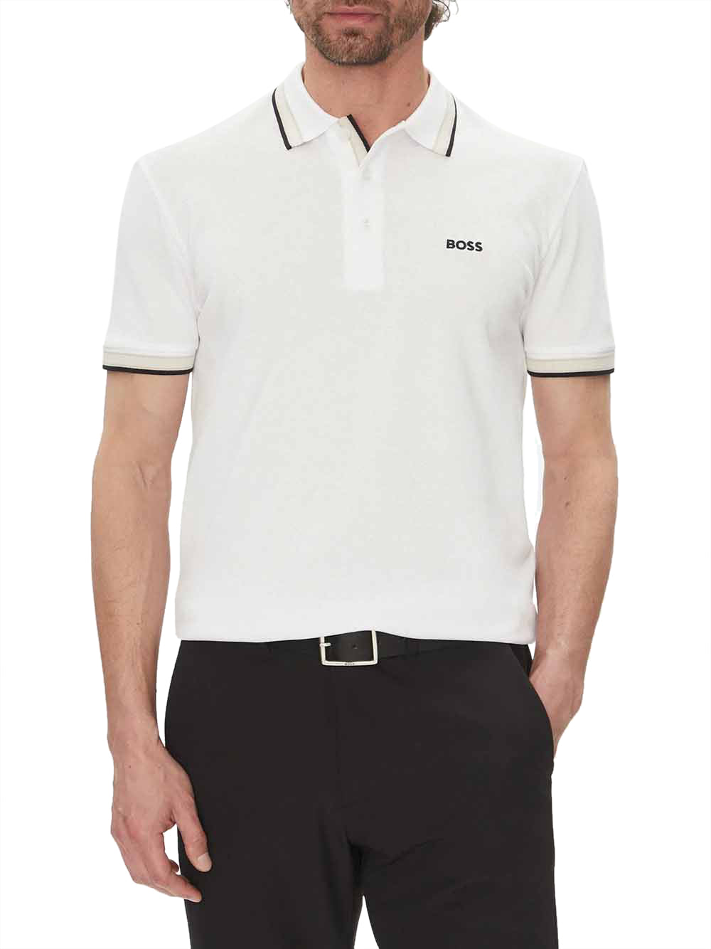 Polo Hugo Boss da Uomo - Bianco