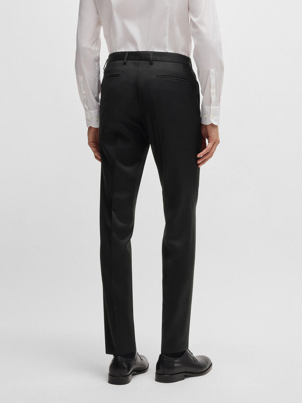 Pantalone Chino Hugo Boss Wenten da Uomo - Nero