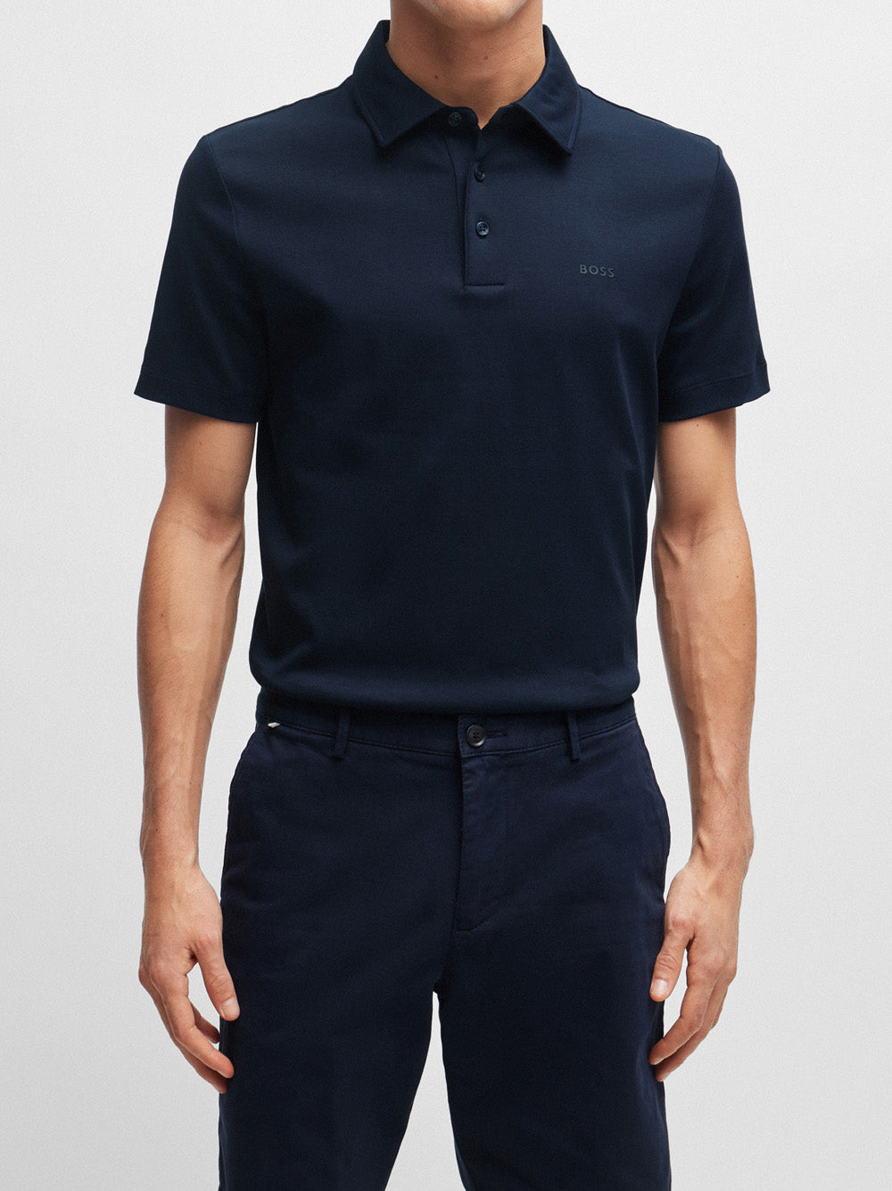 Polo Hugo Boss Palosh da Uomo - Blu