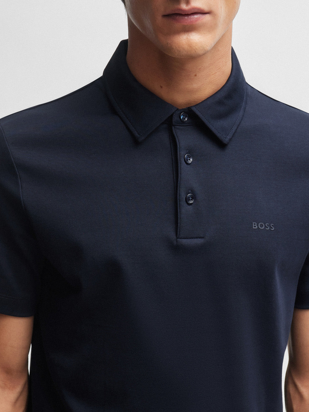 Polo Hugo Boss Palosh da Uomo - Blu