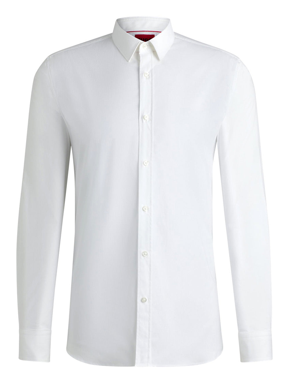 Camicia Classica Hugo Boss Elisha da Uomo - Bianco