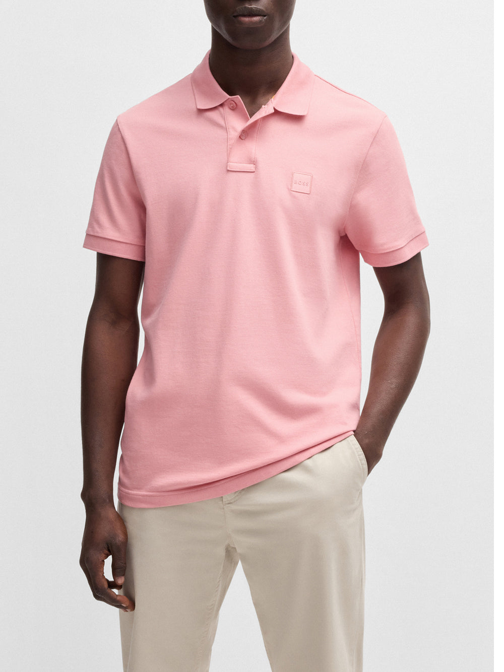 Polo Hugo Boss Passenger da Uomo - Rosa