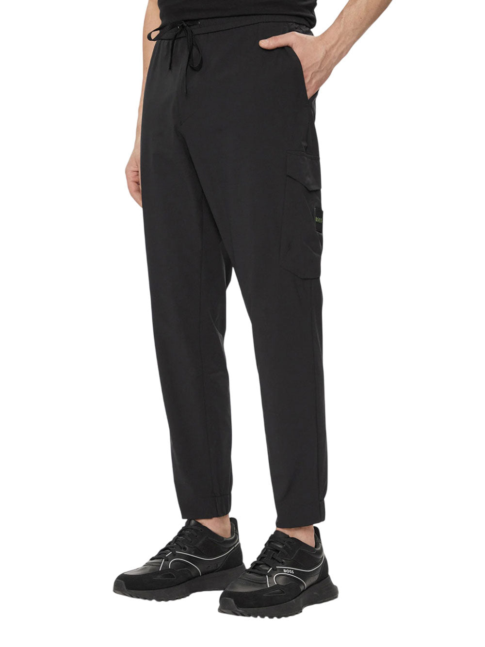 Pantalone Cargo Hugo Boss Urbanex Cargolight da Uomo - Nero